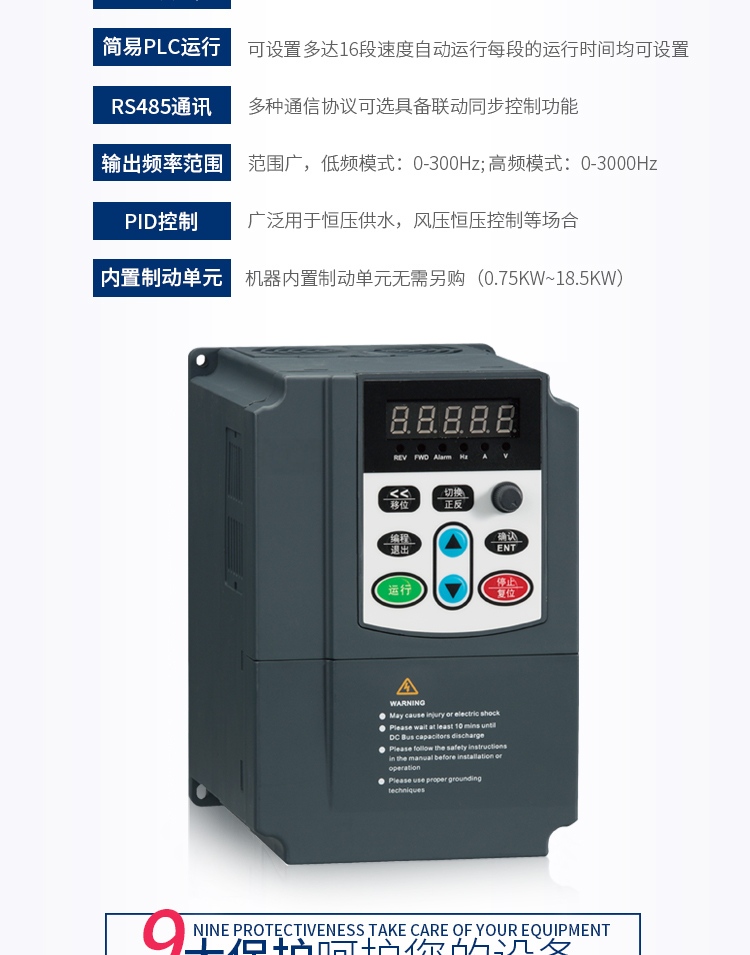 BWI600三相通用重载变频器75-110kW