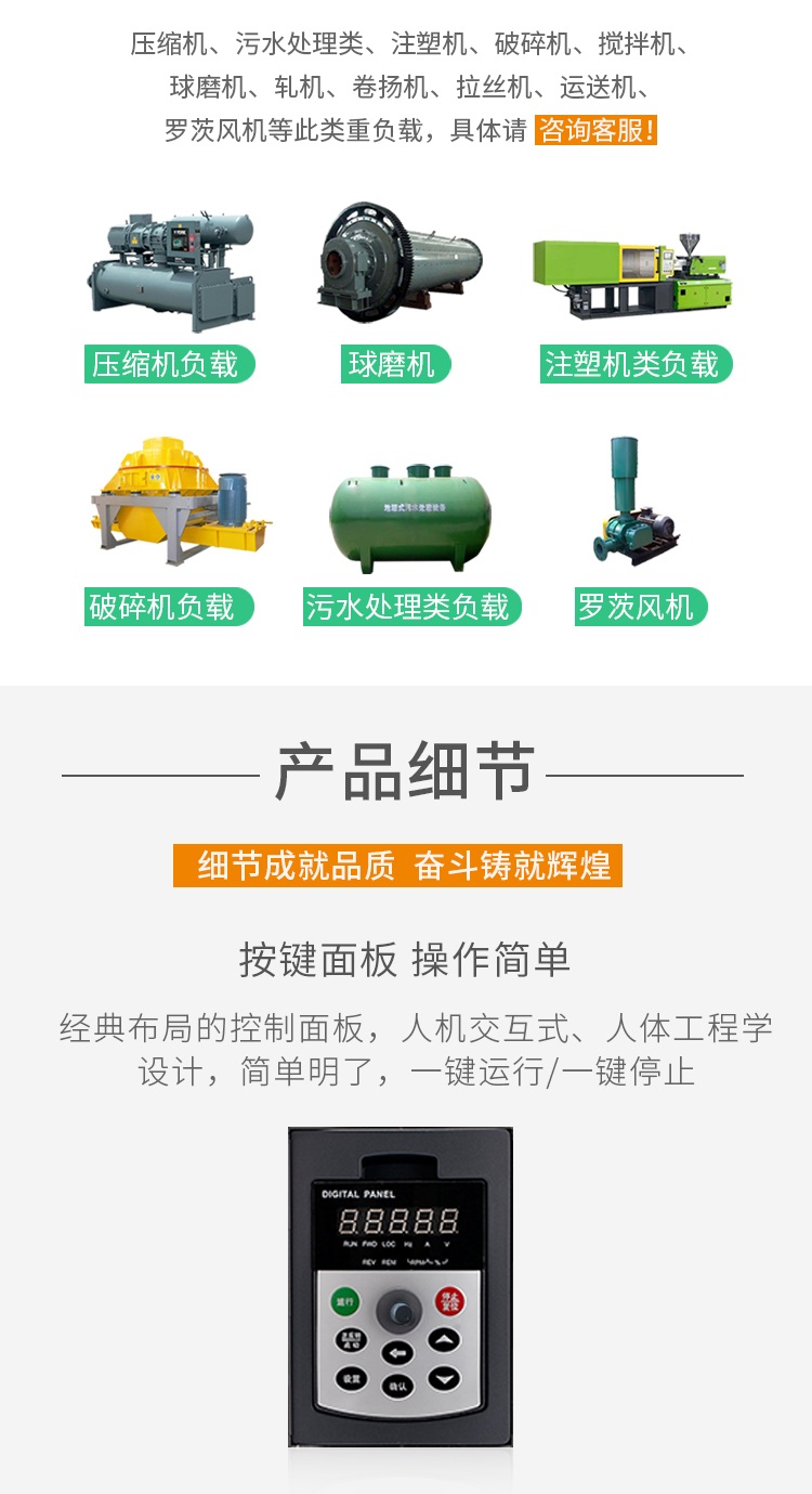 BWI300三相大功率变频器160KW
